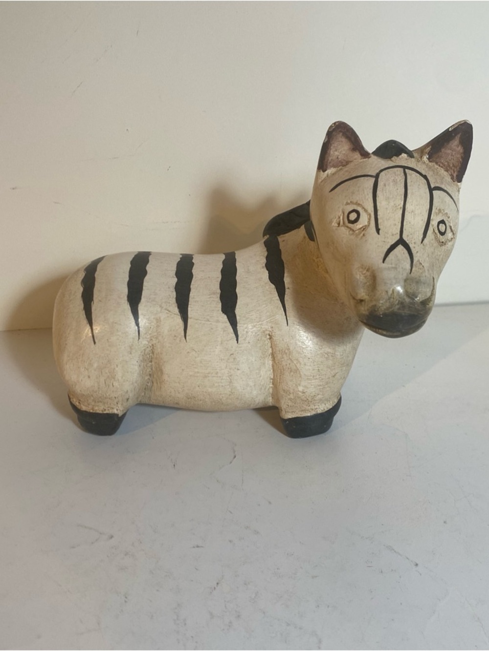 Carved Zebra Thailand 11.5” Length